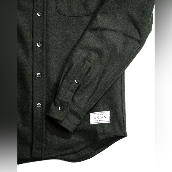 Anian Modern Melton Olive - men's Medium - Picture 4 of 9